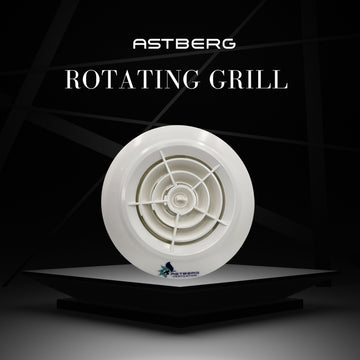 ASTBERG SUPPLY ROATATING DIFFUSER VOLUME CONTROLER VALVE 150MM 6"