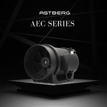 Astberg AEC200 with 0-100% Variable Speed controller(20-1292 CMH) Exhaust Fan / Energy Efficient EC Inline Duct Fan/Inline Exhaust/Circular (160mm)
