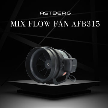 Astberg AFB315 (315mm/12) (2300CMH) Exhaust Fan / Silent Mix Flow Duct