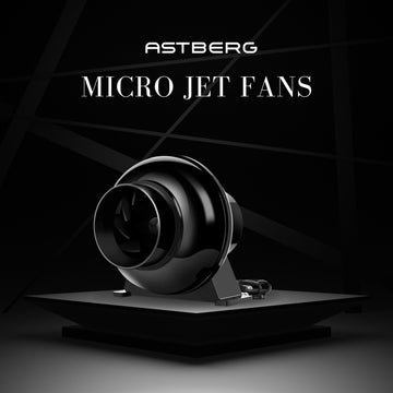 Astberg MICRO JET AMJ100 (100mm/4) (147CMH) (2600RPM) Booster Fan/Silent Exhaust Fan/Silent Mix Flow/Inline Duct Fan/Duct Exhaust/Inline Exhaust/Circular Fan