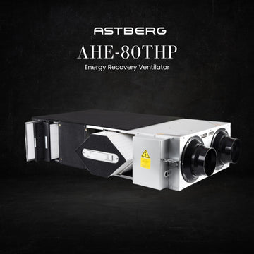 ASTBERG ERV HRV ENERGY/HEAT RECOVERY FRESHAIR VENTILATION HEPA CARBON DUST FILTER AHE80 800 CMH