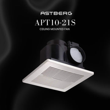 Astberg Ceiling Mounted Cassette Exhaust Fan APT10-21 (100mm/4) (150CMH/88CFM)