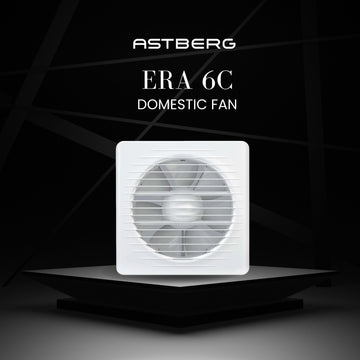ASTBERG ERA6 C PIPE/WALL/CEILING EXHAUST VENTILATION FAN290CMH 150MM 6"