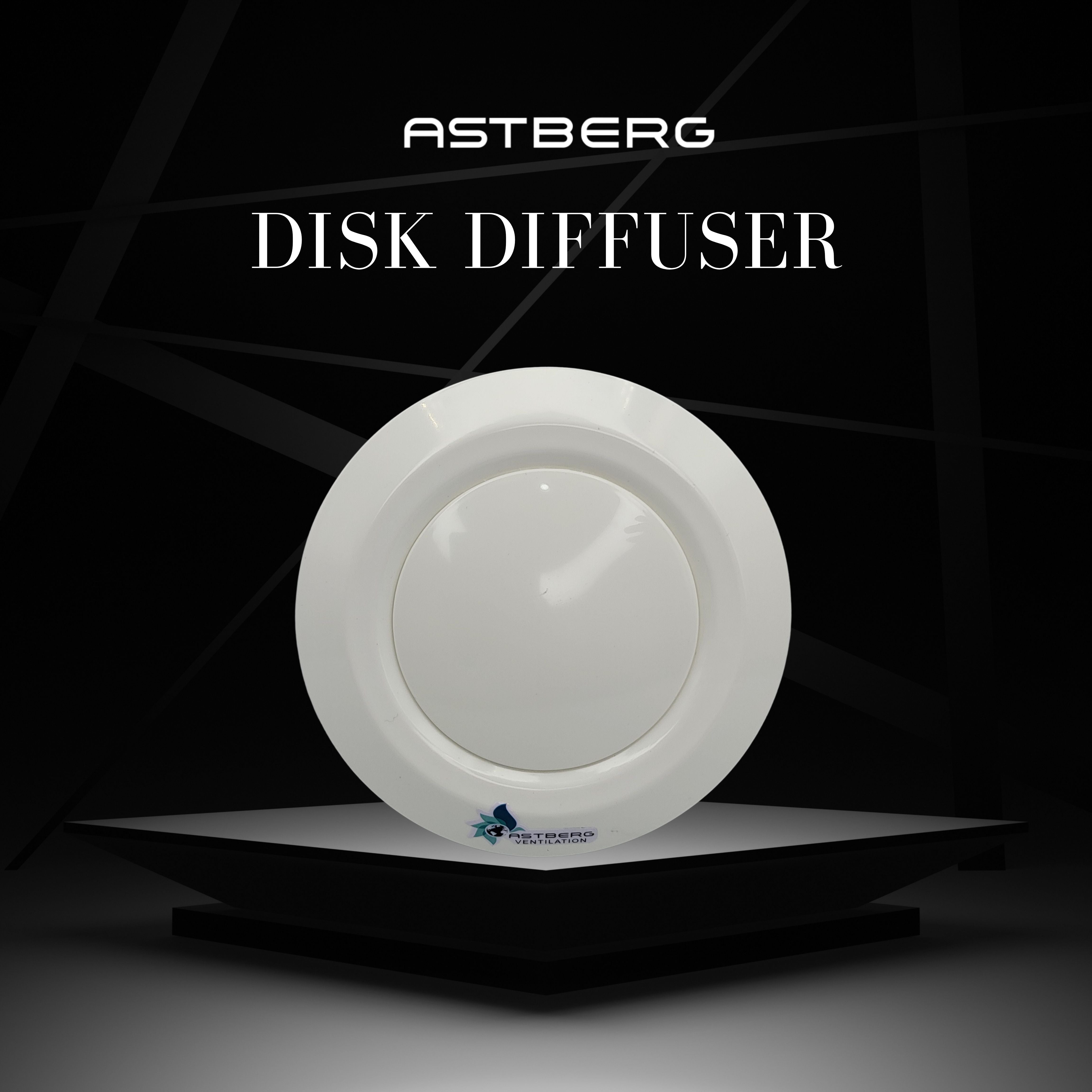 ASTBERG SUPPLY DISK DIFFUSER VOLUME CONTROLER VALVE 125MM 5"