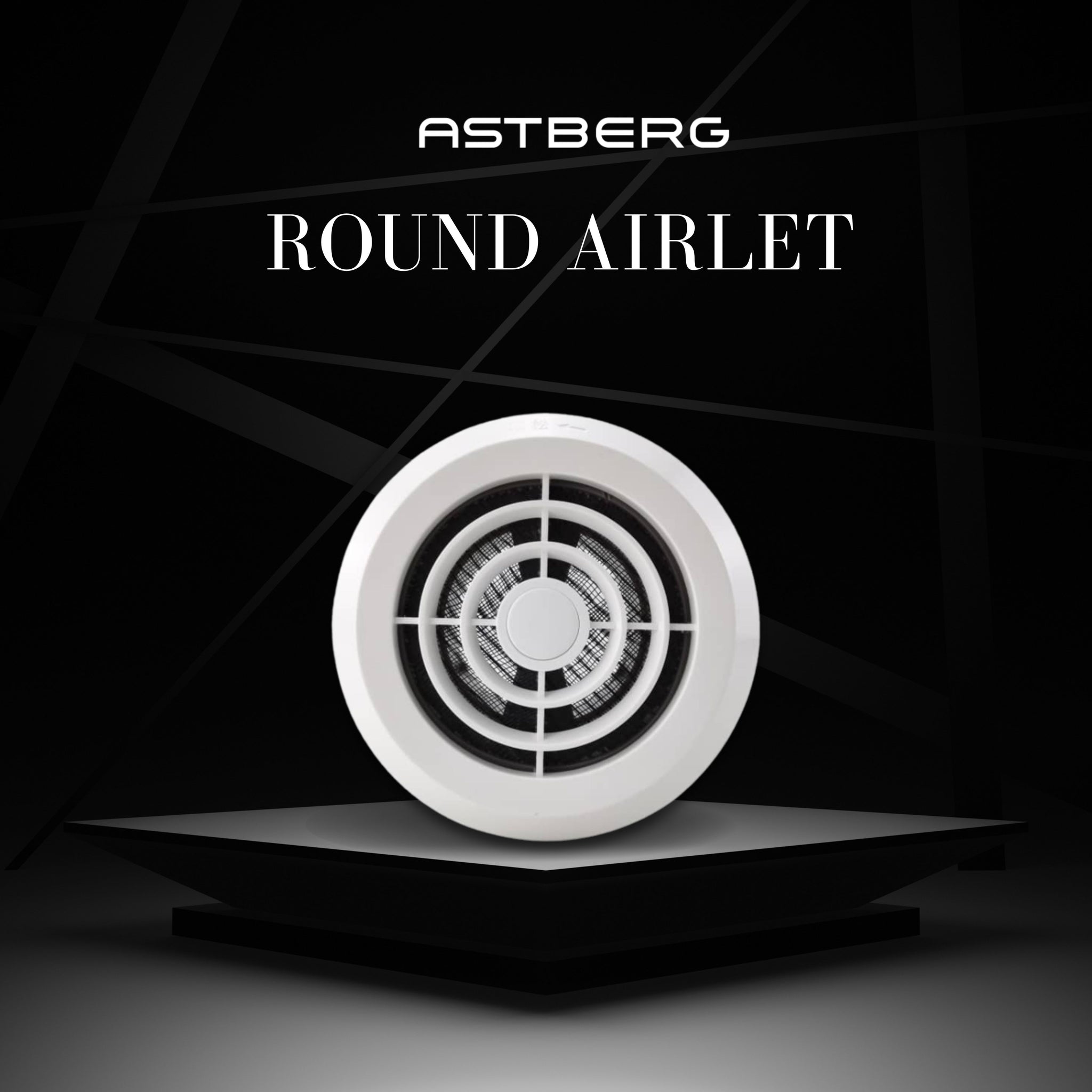 ASTBERG ROUND AIR OUTLET (PP 100 A)