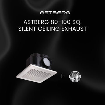 ASTBERG 80-100 SQ. SILENT CEILING EXHAUST