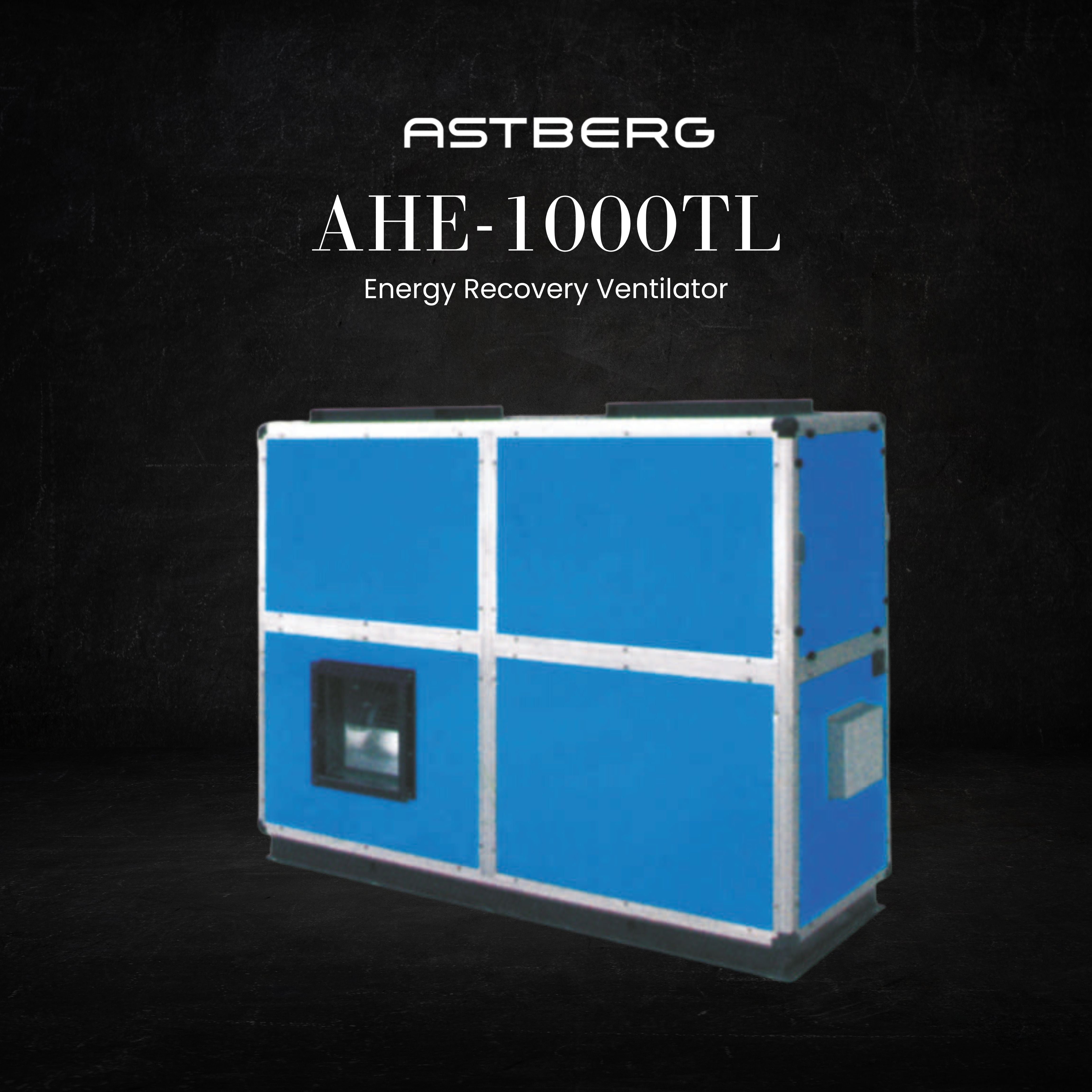 ASTBERG ERV HRV ENERGY/HEAT RECOVERY FRESHAIR VENTILATION  AHE-1000TL ERV 10000CMH