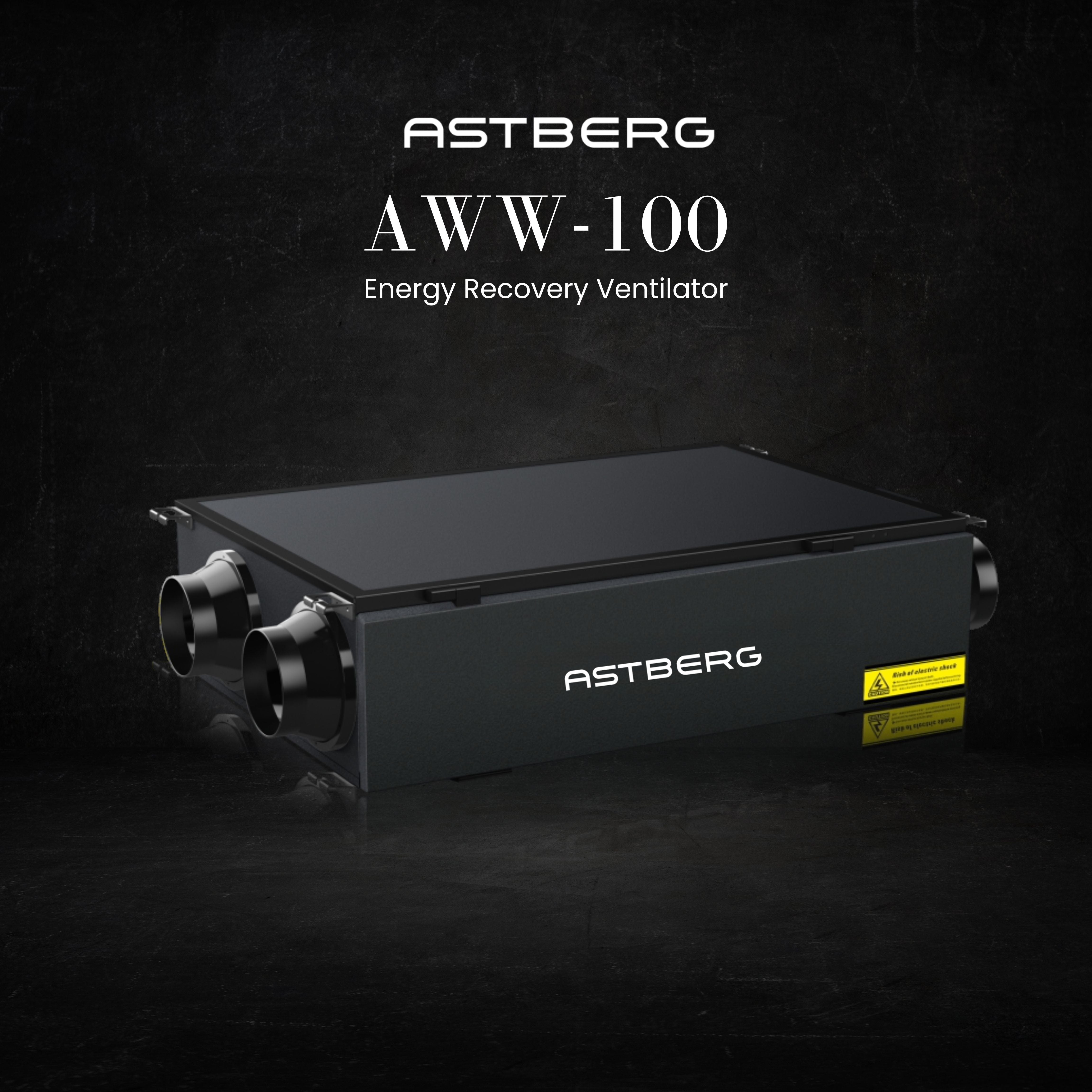 ASTBERG ERV HRV ENERGY/HEAT RECOVERY FRESHAIR VENTILATION HEPA CARBON DUST FILTER AWW 100TH 1000CMH