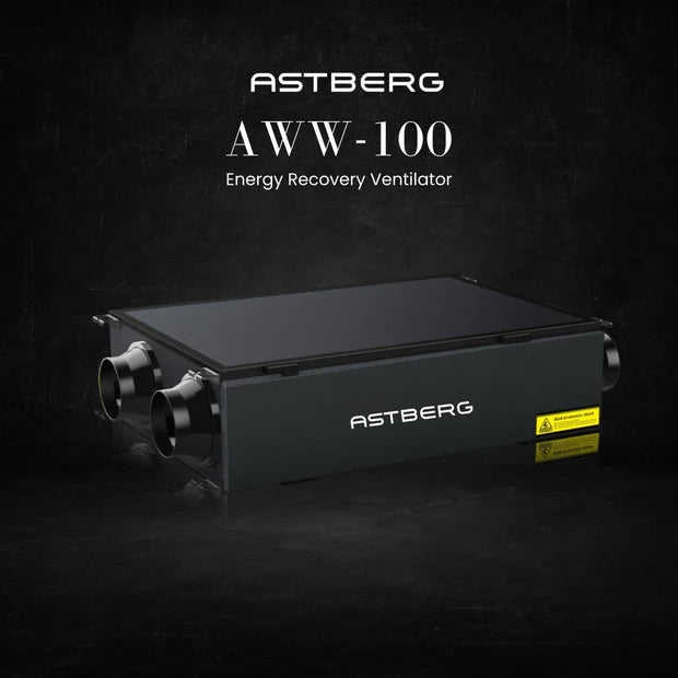 ASTBERG'S BALANCED VENTILATION SYSTEM FOR 2000-2500 (Sq. ft.) RESIDENTIAL OR SEMI-COMMERCIAL
