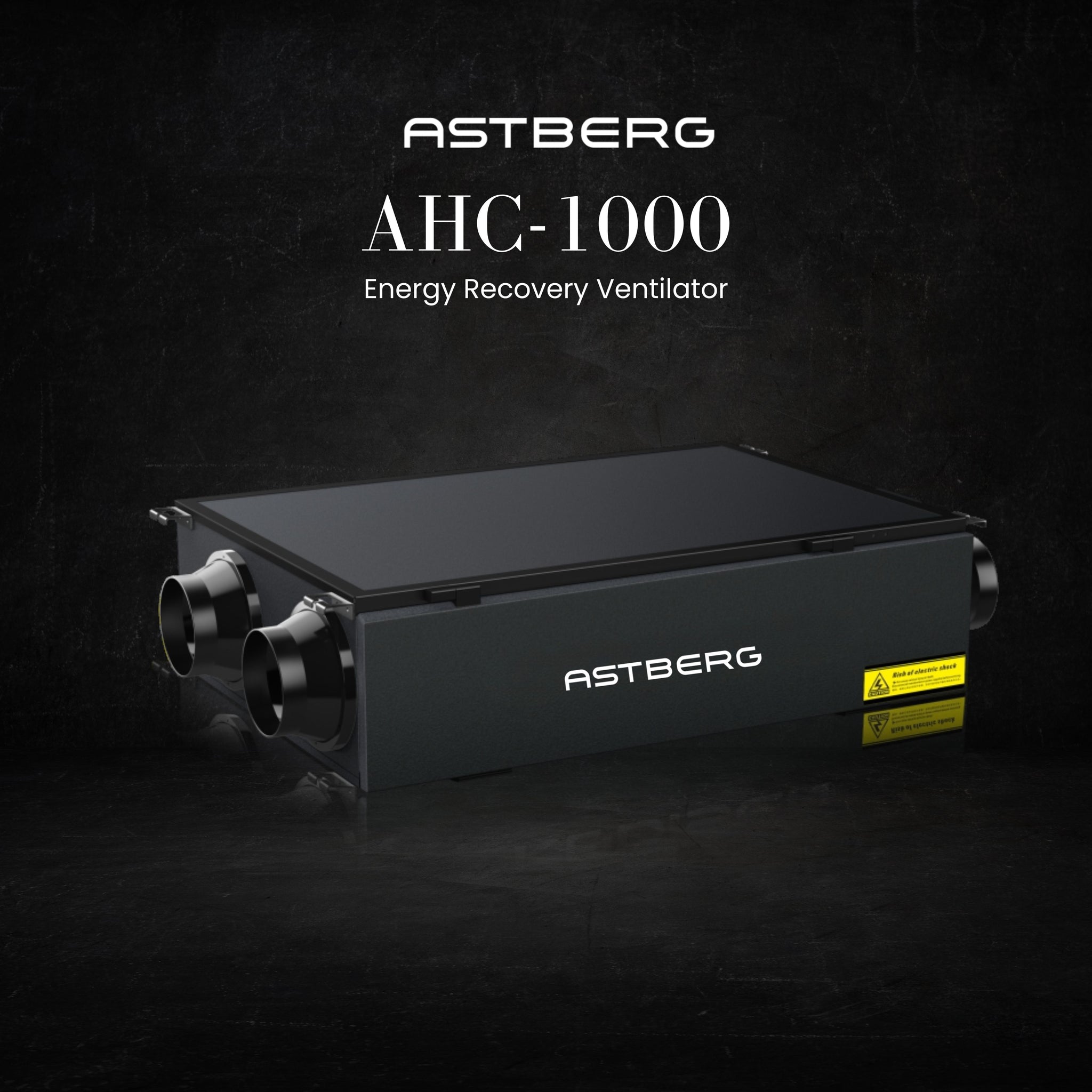 ASTBERG ERV HRV ENERGY/HEAT RECOVERY FRESHAIR VENTILATION HEPA CARBON DUST FILTER AHC 1000TH 1000CMH