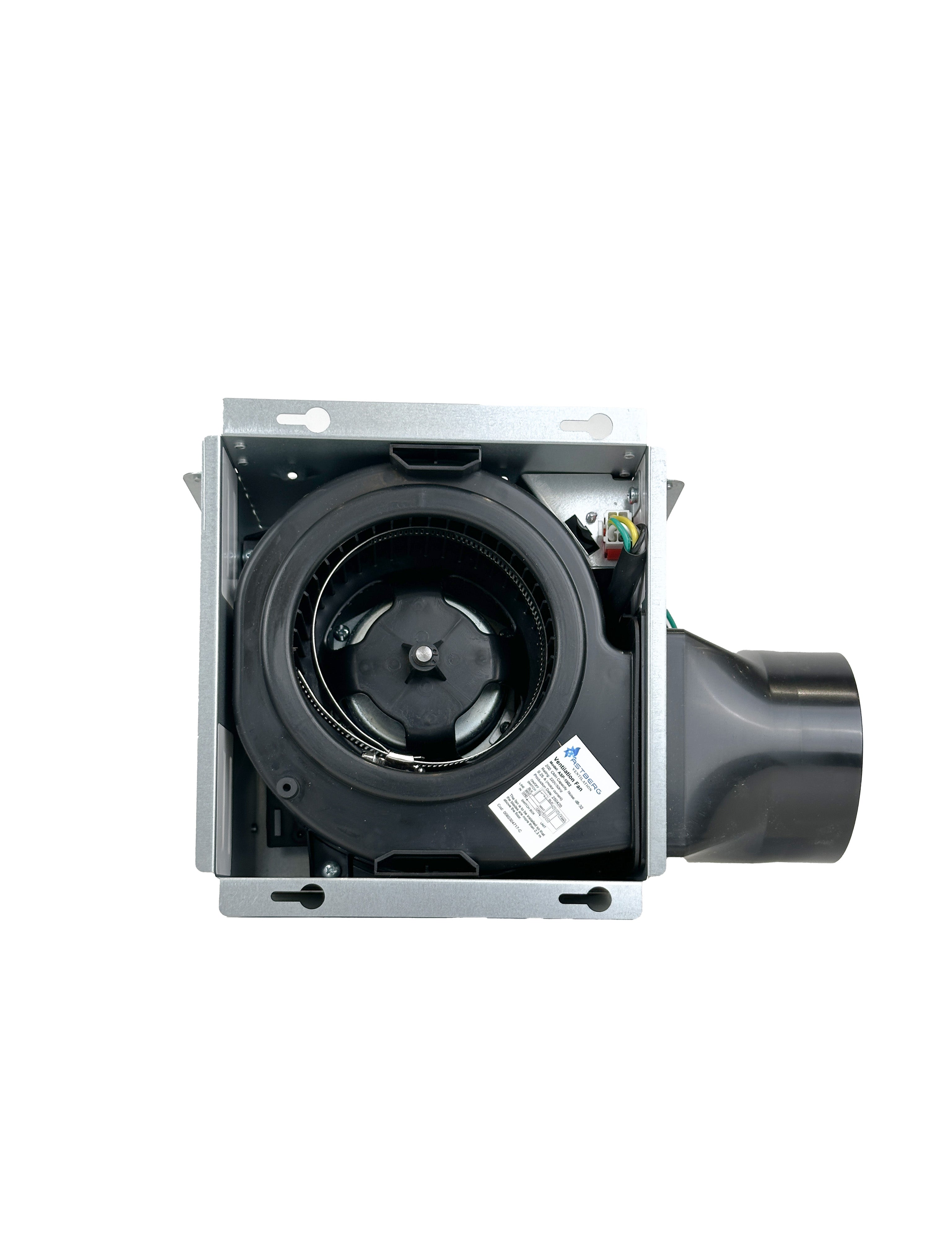 ASTBERG HEAVY DUTY METAL CEILING EXHAUT VENTILATION FAN CASSATE EXHAUST ASP 1002 100MM 4" 200CMH