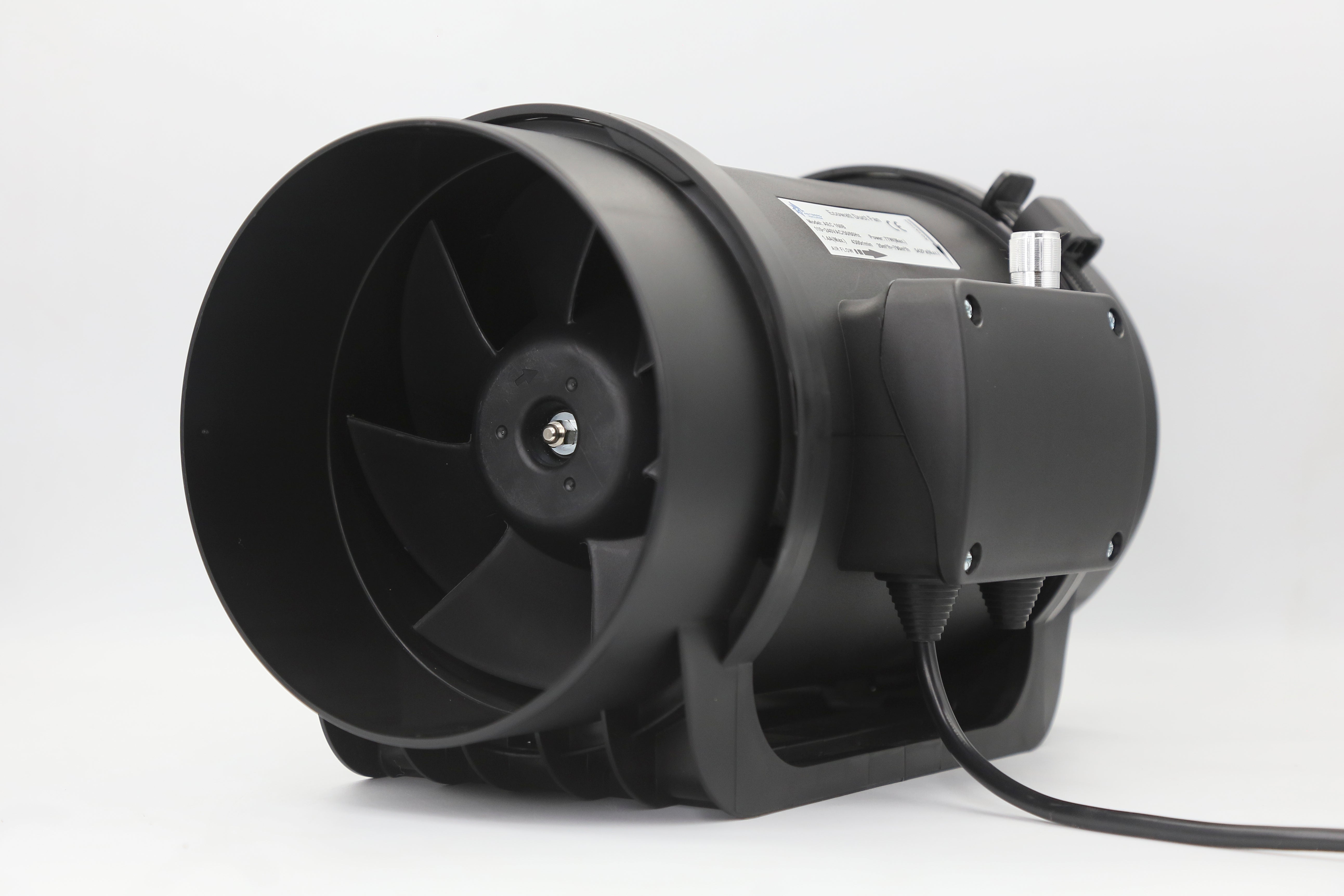 ASTBERG EC MOTOR SILENT MIXFLOW INLINE DUCT VENTILATION FAN WITH REGULATOR AEC160  20-798CMH 160MM
