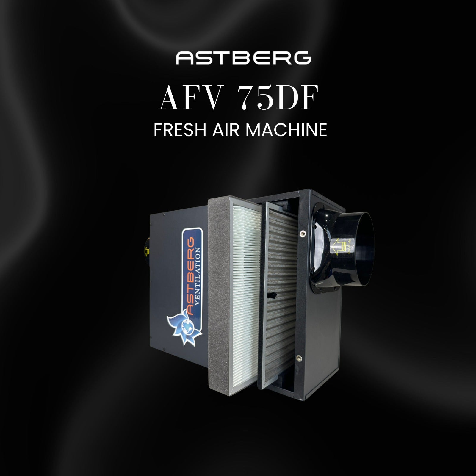 ASTBERG FRESHAIR  VENTILATION UNIT WITH HEPA CARBON DUST FILTERS AFV75 750CMH