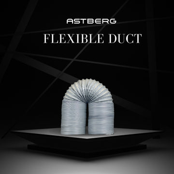 ASTBERG PVC FLEXIBLE INSULATED DUCT PIPE 100MM 4" 32 10MTR