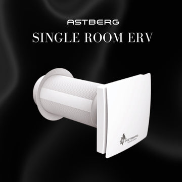 ASTBERG SINGLE ROOM ERV/HRV ENERGY/HEAT RECOVERY FRESHAIR VENTILATION SYSTEM WITH WIFI+ HEPA+DUST FILTER  AT501