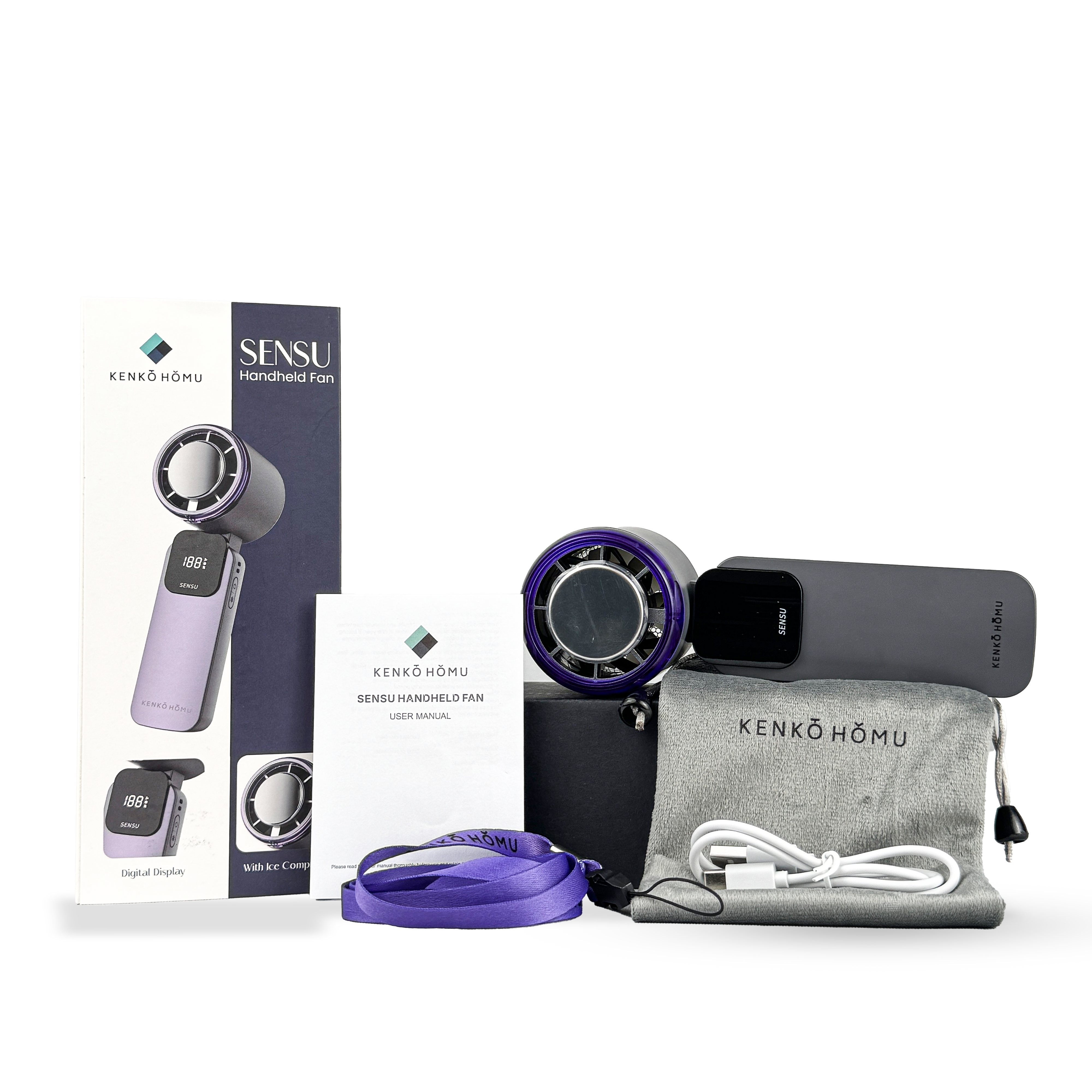 Astberg KENKO HOMU SENSU HAND FAN,13000 RPM WITH COOL TOUCH, 5000 mAh TYPE-C RECHARGEABLE [ UPTO 14 HOURS ] 199- SPEED GEAR FOR TRAVEL,OFFICE, MAKEUP & OUTDOOR KENKO HOMU A JAPANESE LIVING