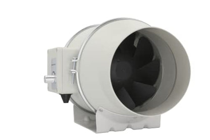 Astberg AEC150 Quiet Inline Duct Fan with 0-100% Variable Speed controller (20-530CMH) Energy Efficient EC Motor Silent Mix Flow/Inline Duct Fan/Circular Inline Fan (150mm)…