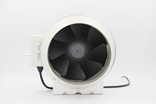 Astberg AEC150 Quiet Inline Duct Fan with 0-100% Variable Speed controller (20-530CMH) Energy Efficient EC Motor Silent Mix Flow/Inline Duct Fan/Circular Inline Fan (150mm)…