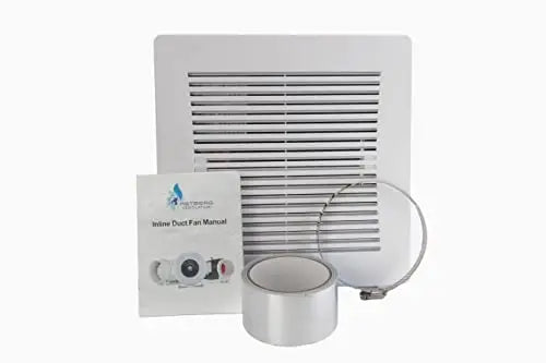 Astberg Ceiling Mounted Cassette Exhaust Fan APT10-21 (100mm/4) (150CMH/88CFM) - Astberg Ventilation