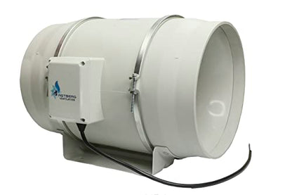 Astberg AF-250P (250mm/10) (1405CMH/826CFM)Silent mix flow / Inline fan / Duct fan / Inline duct fan / Fresh Air Ventilation System