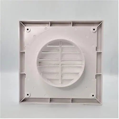 Astberg Outer Grill Abs 6" (150Mm)/Square Grill/Grill With Mesh/Pipe Grill/Chimney Grill/Exhaust Outer Lowers/Vent Cap/Vent Grill, White - Astberg Ventilation