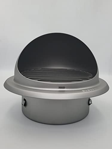 Astberg Outer Cowl Steel Powder Coated (100mm/4") Cowl with Bird mesh, Chimney Cowl, Exhaust Vent, (SUS304) Steel