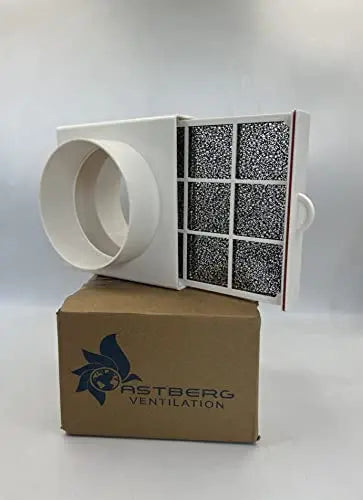 Astberg ABS Pre Filter/Pipe Filter/Carbon Pipe Filter/Fresh air Filter / (150mm/6) - Astberg Ventilation