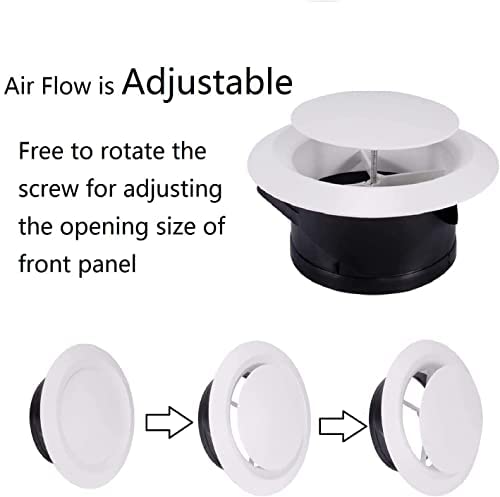 Astberg Diffusers ABS (200mm/8) Ducting Cover/Exhaust Supply Ceiling/Pipe Diffuser/Air Vent//Diffuser