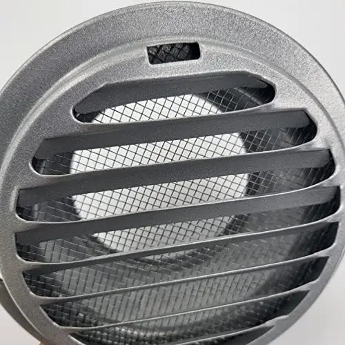 Astberg Outer Grill Steel Powder Coated (100mm/4), Grill With Bird Mesh, Exhaust Vent, Chimney Grill (SS304) Steel, Vent Cap, Vent Grill - Astberg Ventilation