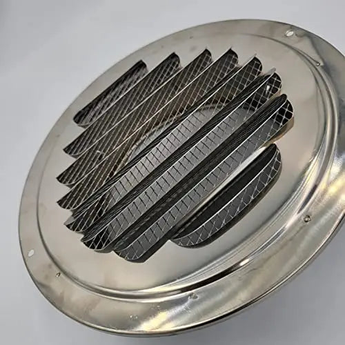 Astberg Outer Grill Steel (150mm/6") Grill with Bird Mesh, Exhaust Vent, Chimney Grill (SS304) Steel, Vent Cap - Astberg Ventilation