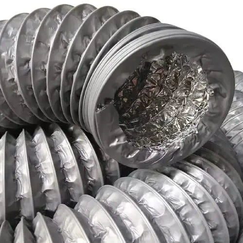 Astberg PVC Flexible Pipe/Insulated Pipe/Chimney pipe/Duct Pipe/Exhaust pipe/Aluminum pipe (150mm/6") - Astberg Ventilation