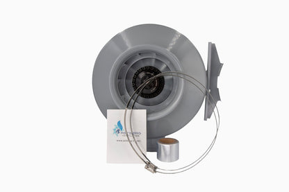 Astberg AEE100 Powder Coated (100mm/4inch)(262CMH/154CFM) Silent mix flow / Inline fan / Duct fan / Inline duct fan / Fresh Air Ventilation System