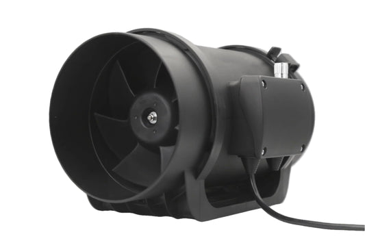 Astberg AEC200 Quiet Inline Duct Fan with 0-100% Variable Speed controller(20-1292 CMH) Energy Efficient EC Motor Silent Mix Flow/Inline Duct Fan/Inline Exhaust/Circular Inline Fan (160mm)