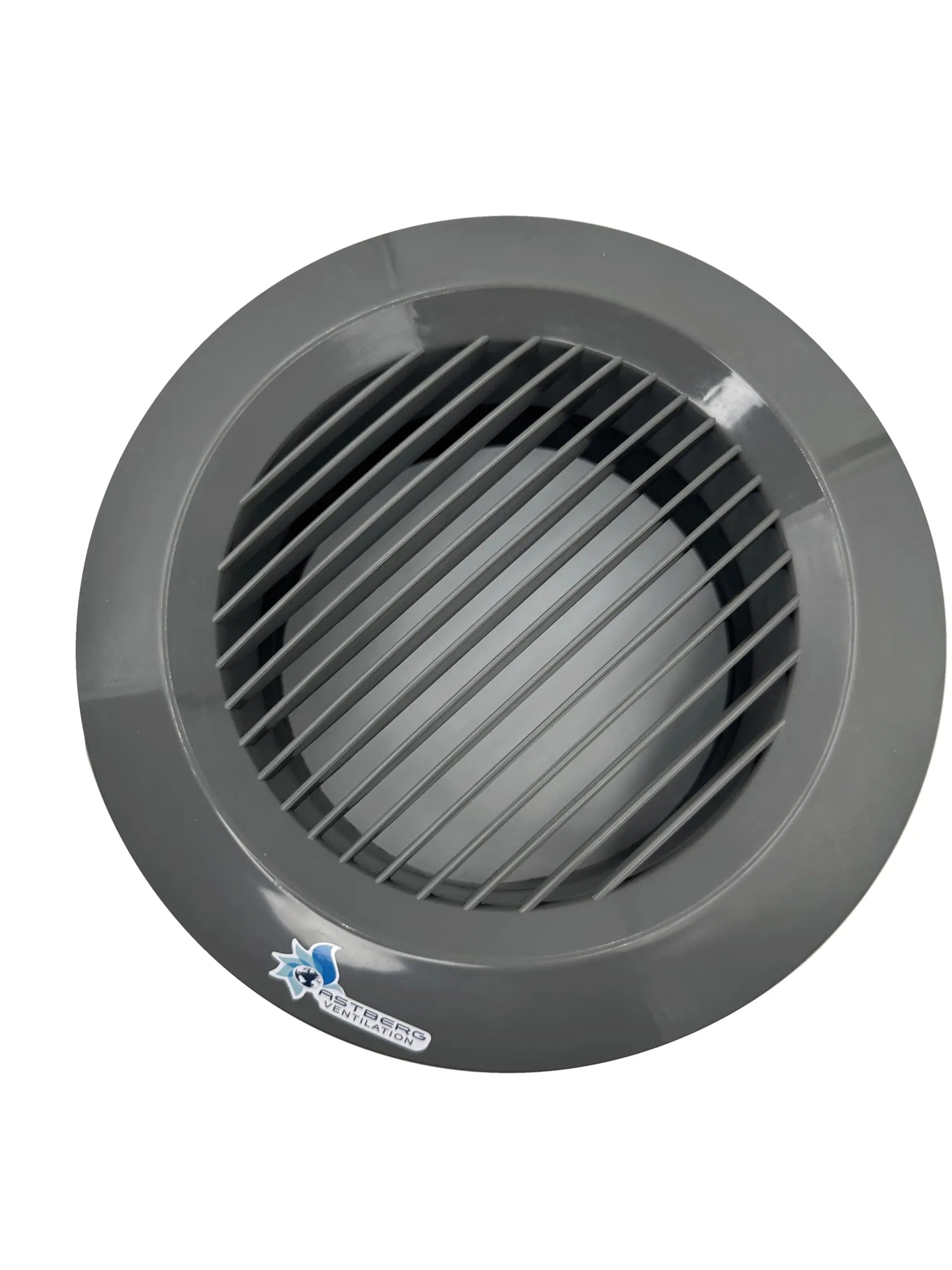 Astberg Round grill (6"/100mm) Grey Color - Astberg Ventilation