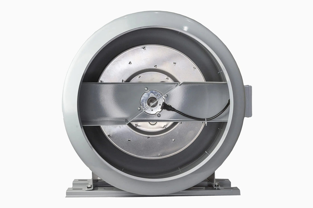 Astberg Circular Duct Fan AEE400 Powder Coated 400mm/16(2500CMH/1471CFM) - Astberg Ventilation