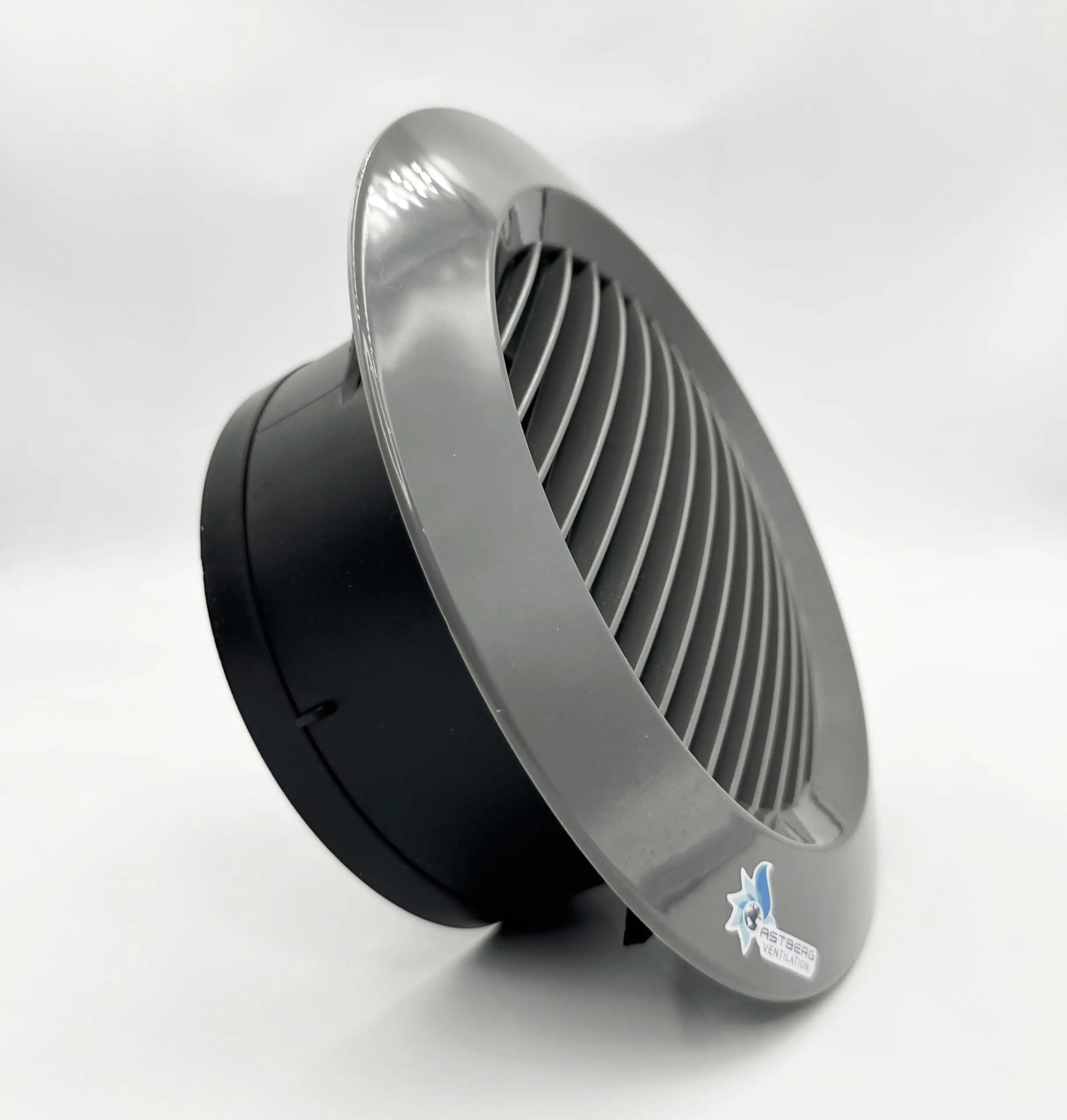 Astberg Round grill (6"/100mm) Grey Color - Astberg Ventilation